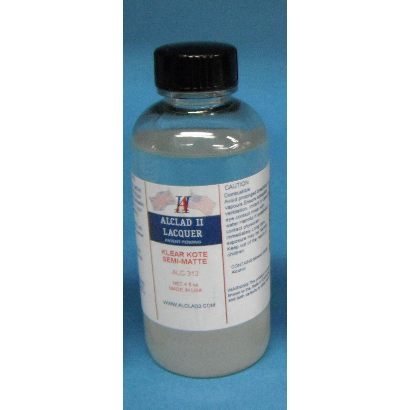 ALCLAD 312 Klear Kote Semi Matte 4 oz