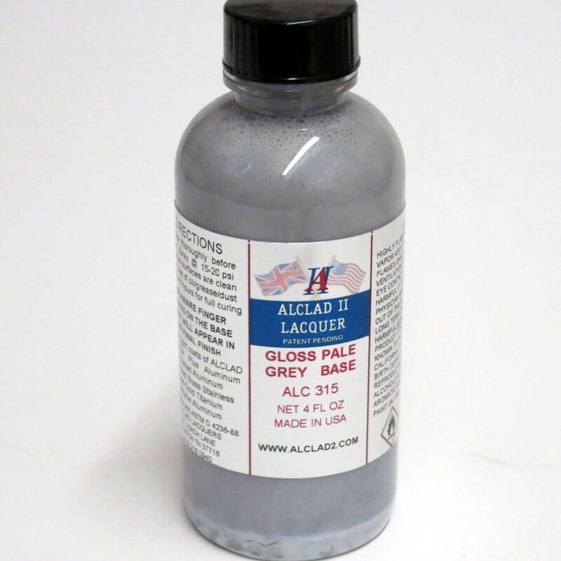 ALCLAD 315 Gloss Pale Grey Base 4 oz