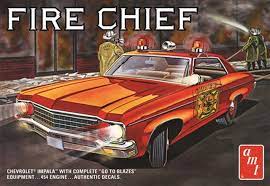 AMT 1162/12 1/25 1970 Chevy Impala, Fire Chief