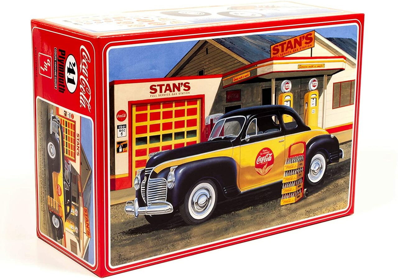 AMT 1197 1/25 1941 Plymouth Coupe Coca-Cola