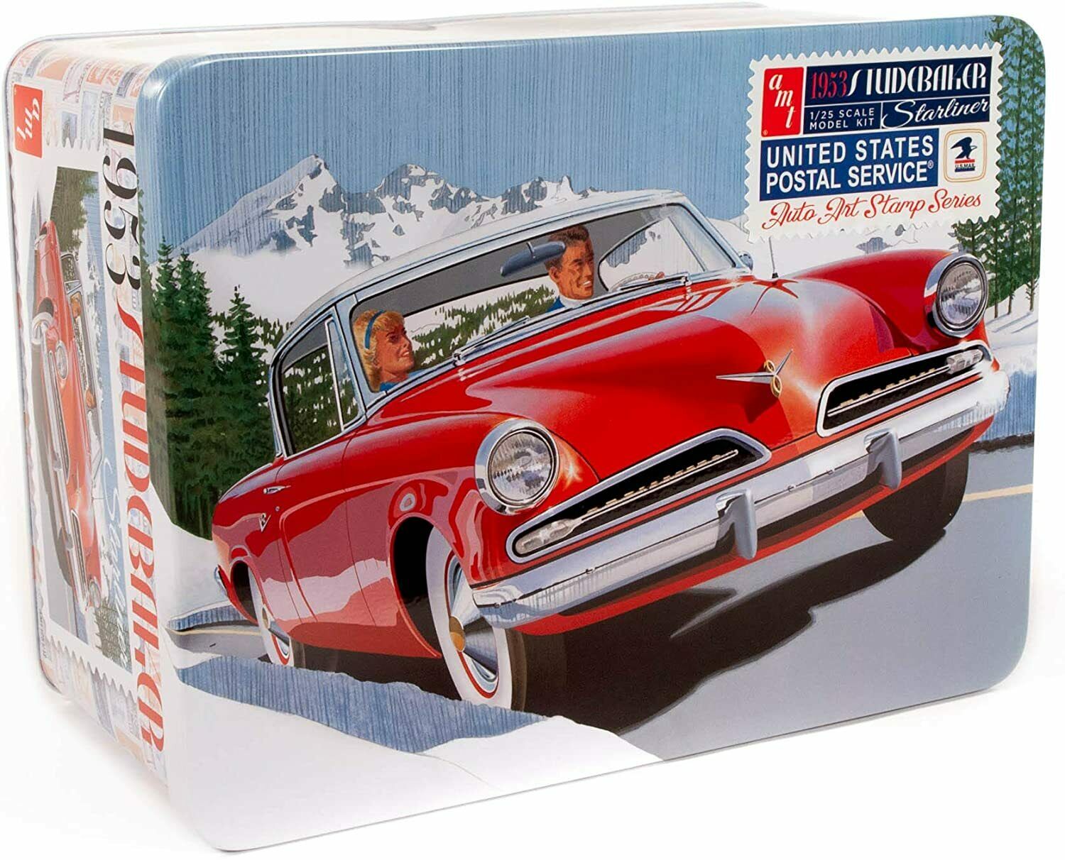 AMT 1251 1/25 '53 Studebaker Starliner USPS Collectible Tin 1953