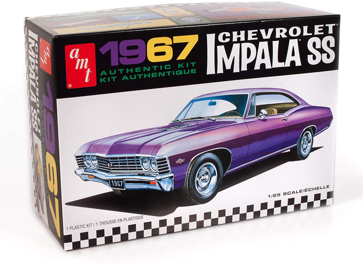 AMT 981 1/25 1967 Chevy Impala SS Stock