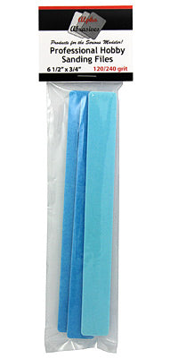 ALPHA ABRASIVE 0312 3/4" Professional Sanding Files  Medium