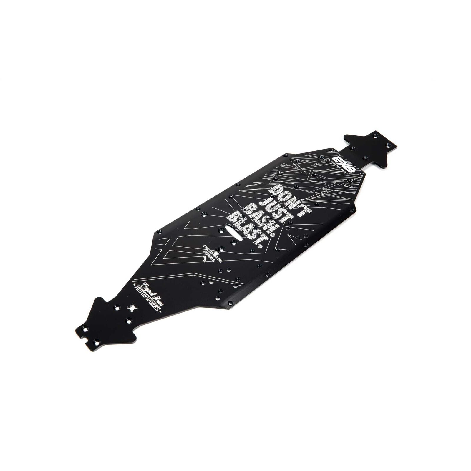 ARRMA ARA320571 Aluminum Chassis CNC 7075 T6 LWB, Black: EXB