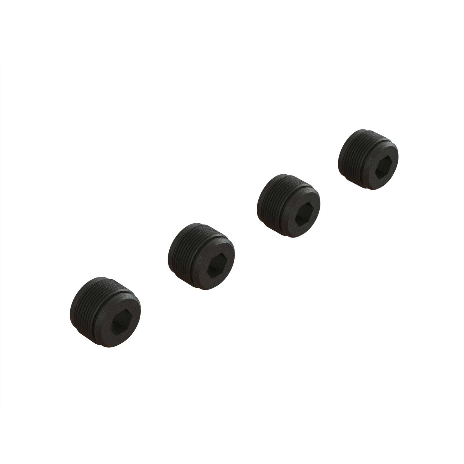 ARRMA ARA330582 Hub Nut, Red (4)
