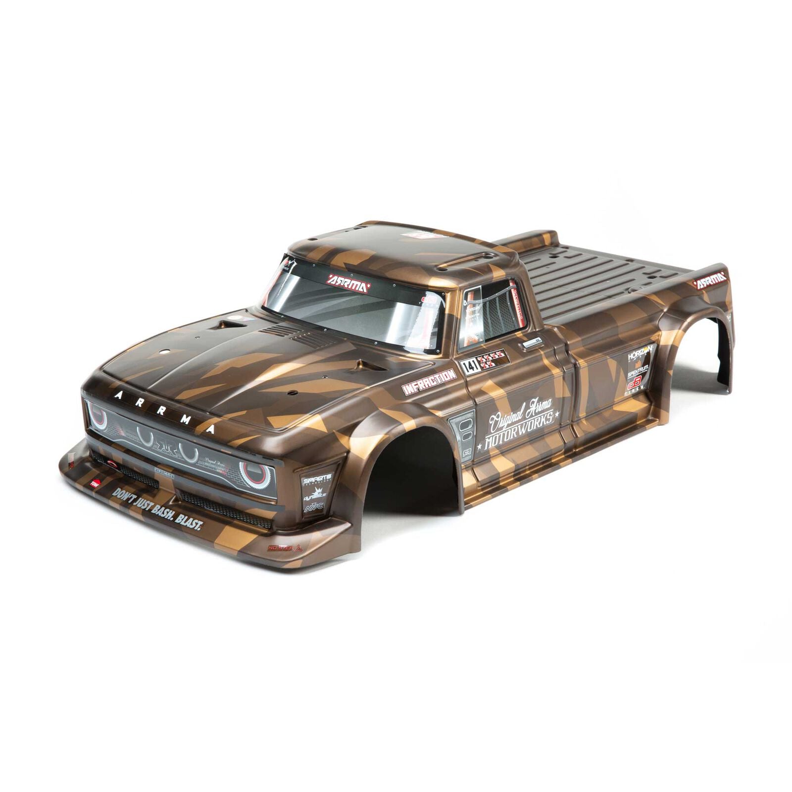 ARRMA ARA410002 Finished Body, Matte Bronze Camo: Infraction 6S BLX