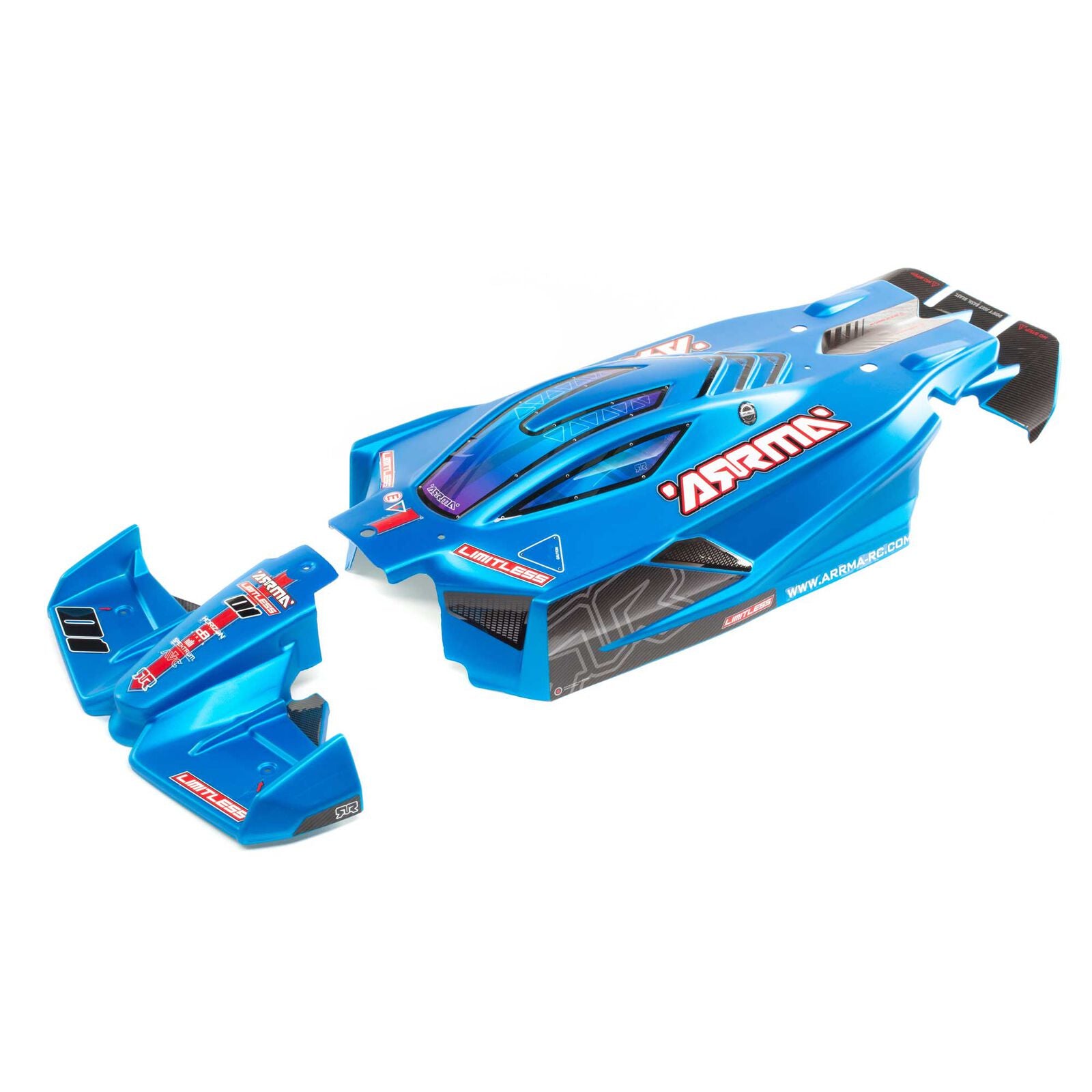 ARRMA ARA410004 Finished Body, Matte Blue: Limitless 6S BLX