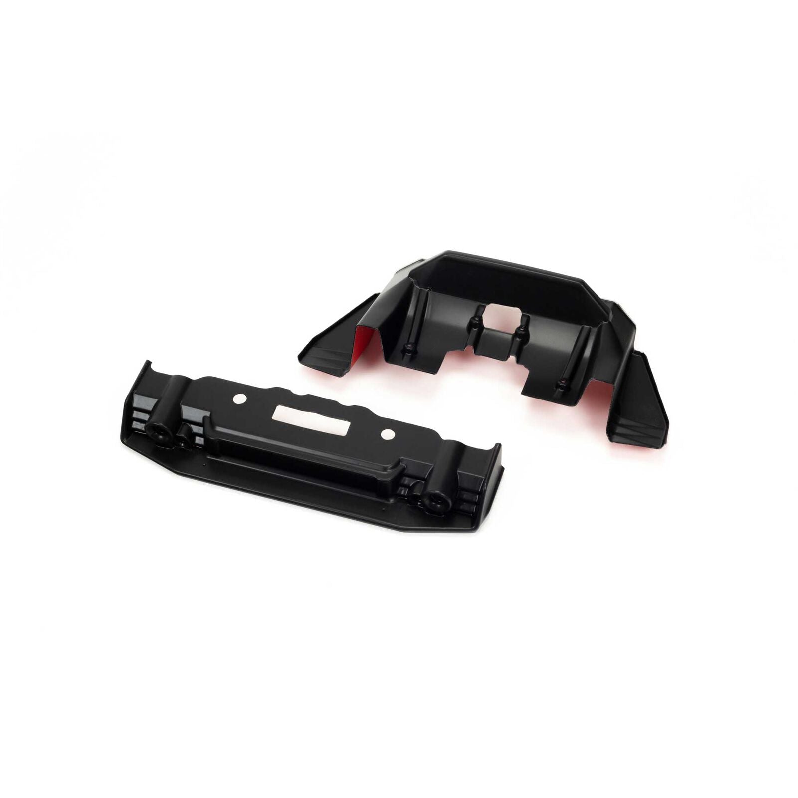 ARRMA ARA410008 1/7 Painted Splitter And Diffuser, Black and Red: FELONY 6S BLX