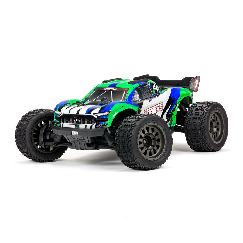 ARRMA ARA4305V3T3 1/10 VORTEKS 4X4 3S BLX Stadium Truck RTR, Green
