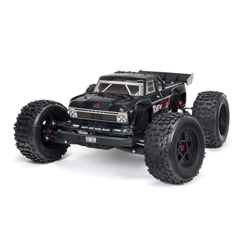 ARRMA ARA8710 1/8 OUTCAST 6S BLX 4WD EXtreme Bash Stunt Truck RTR, Black