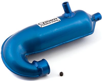 ASSOCIATED 1755 NTC3 Rear Exhaust Muffler Blue