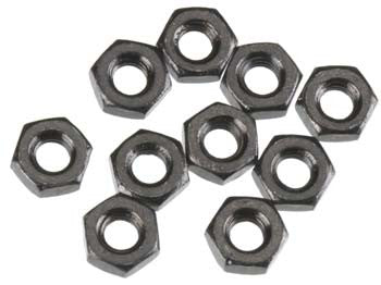 AXIAL AXA1040 Thin Hex Nut M3 Black (10)