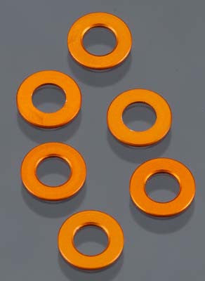 AXIAL AXA1349 Spacer 0.5x6mm Orange (6) *DISC*