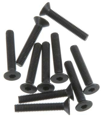 AXIAL AXA148 Flat Head Hex 3x18 Black