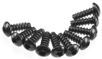 AXIAL AXA434 Hex Tap Button Head M3x8mm Black (10)