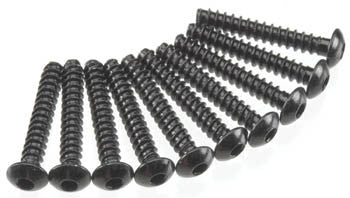 AXIAL AXA438 Hex Tap Button Head M3x18mm Black (10)