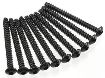 AXIAL AXA441 Hex Tap Button Head M3x30mm Black (10)