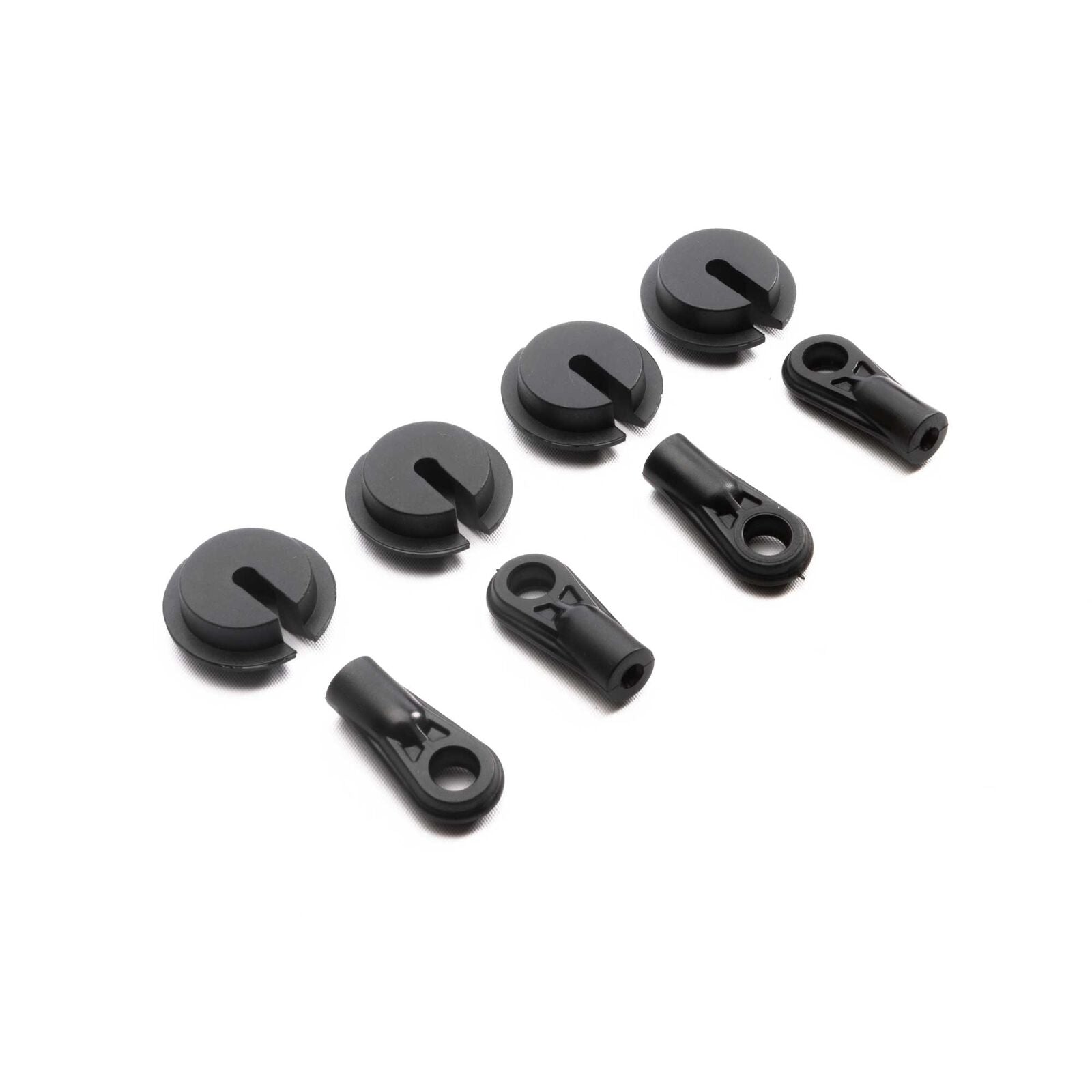 AXIAL AXI253004 SCX6: Shock End & Spring Cup (4)