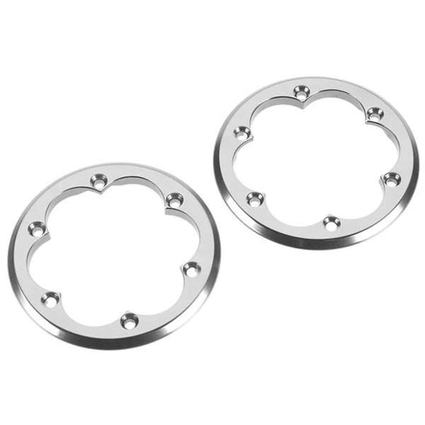 AXIAL AX08133 2.2 VWS Machined Beadlock Ring Grey (2)