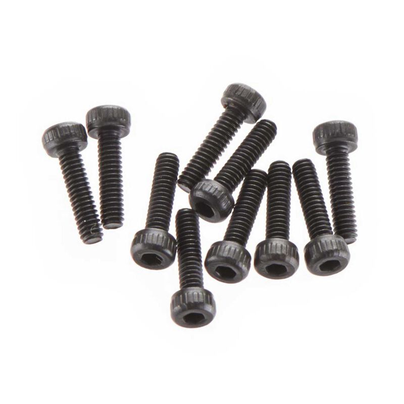 AXIAL AX31066 Cap Head M2x8mm Black (10) AXIC3066