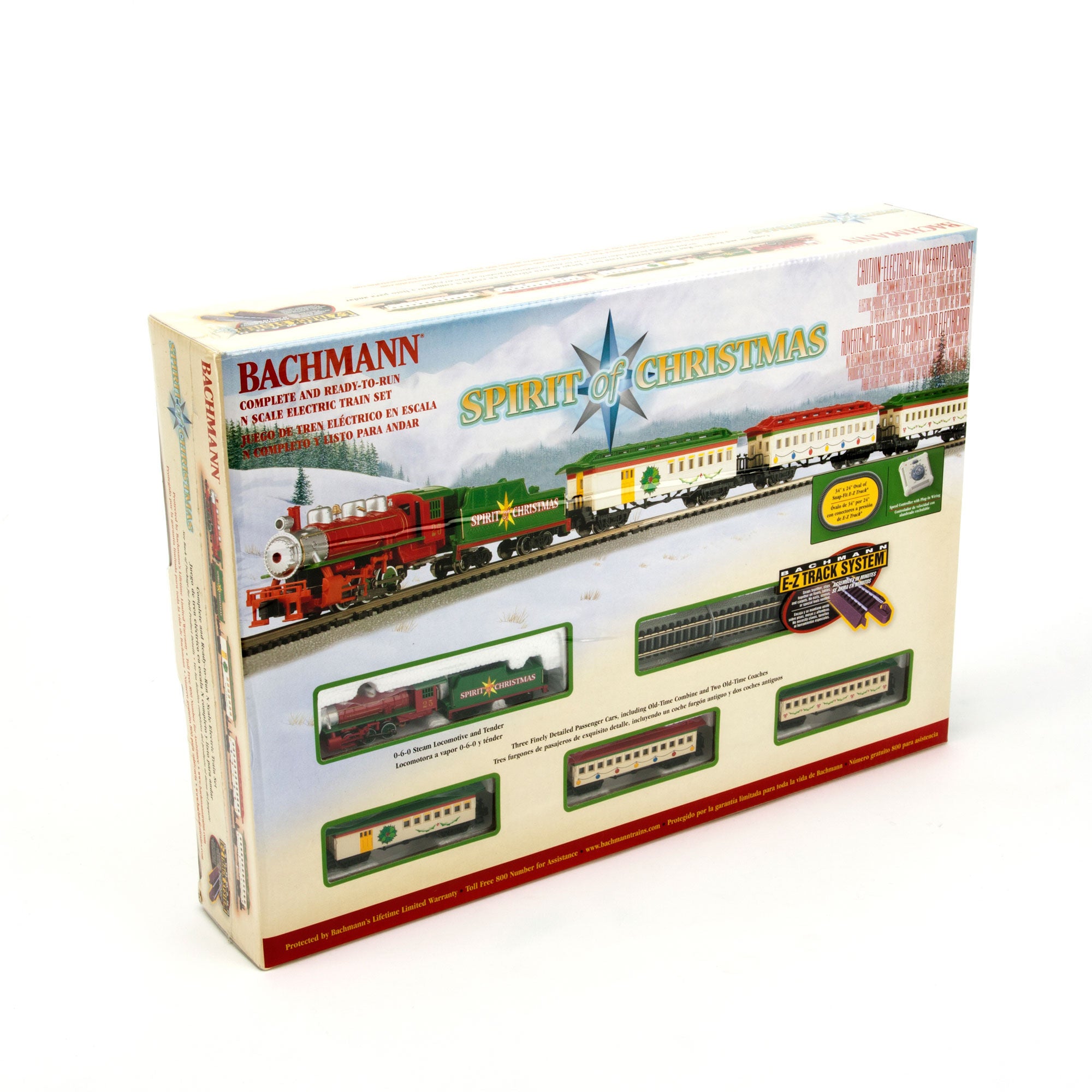 BACHMANN 24017 N Spirit of Christmas Train Set