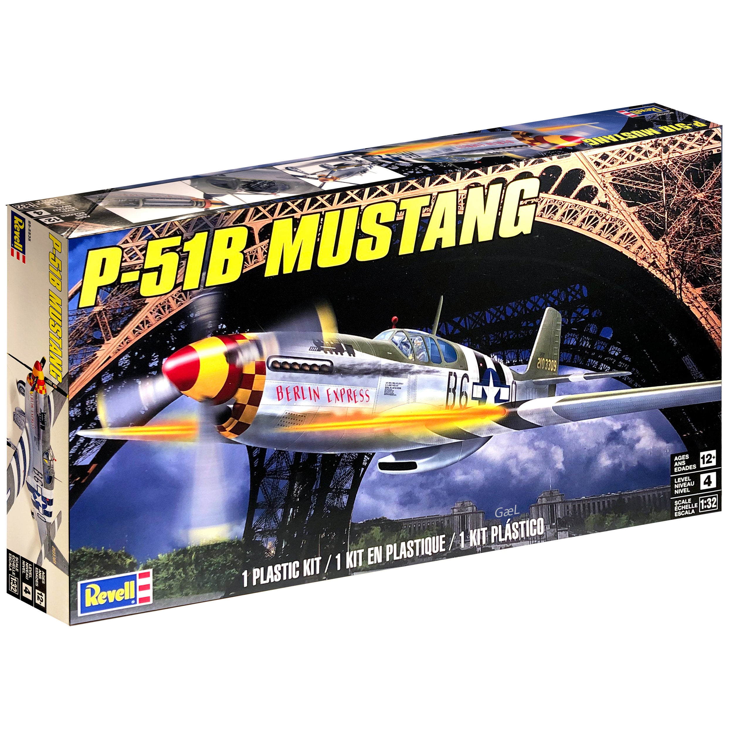 REVELL 85-5535 1/32 P-51B Mustang