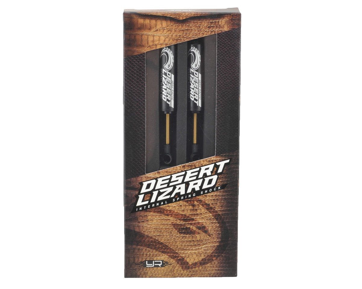YEAH RACING DDL-090BK 90mm Desert Lizard Two Stage Internal Spring Shock BLACK