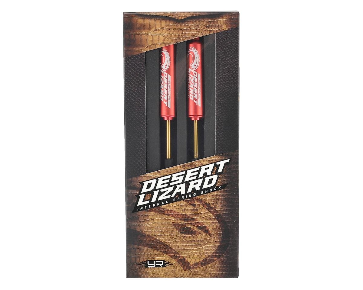 YEAH RACING DDL-100RD 100mm Desert Lizard Two Stage Internal Spring Shock (2) Red