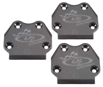 DE RACING DER-310-T Rear Skid Plates for The Tekno Rc EB48 / SCT410