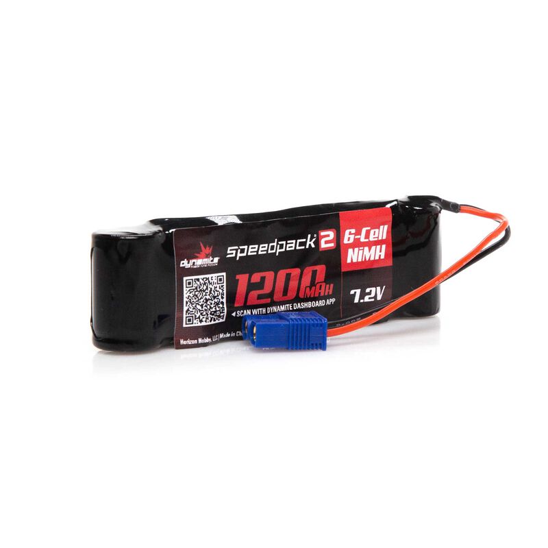 DYNAMITE DYNB2473 Speed pack 2 7.2V 1200mAh 6C NiMH Long MINI-S