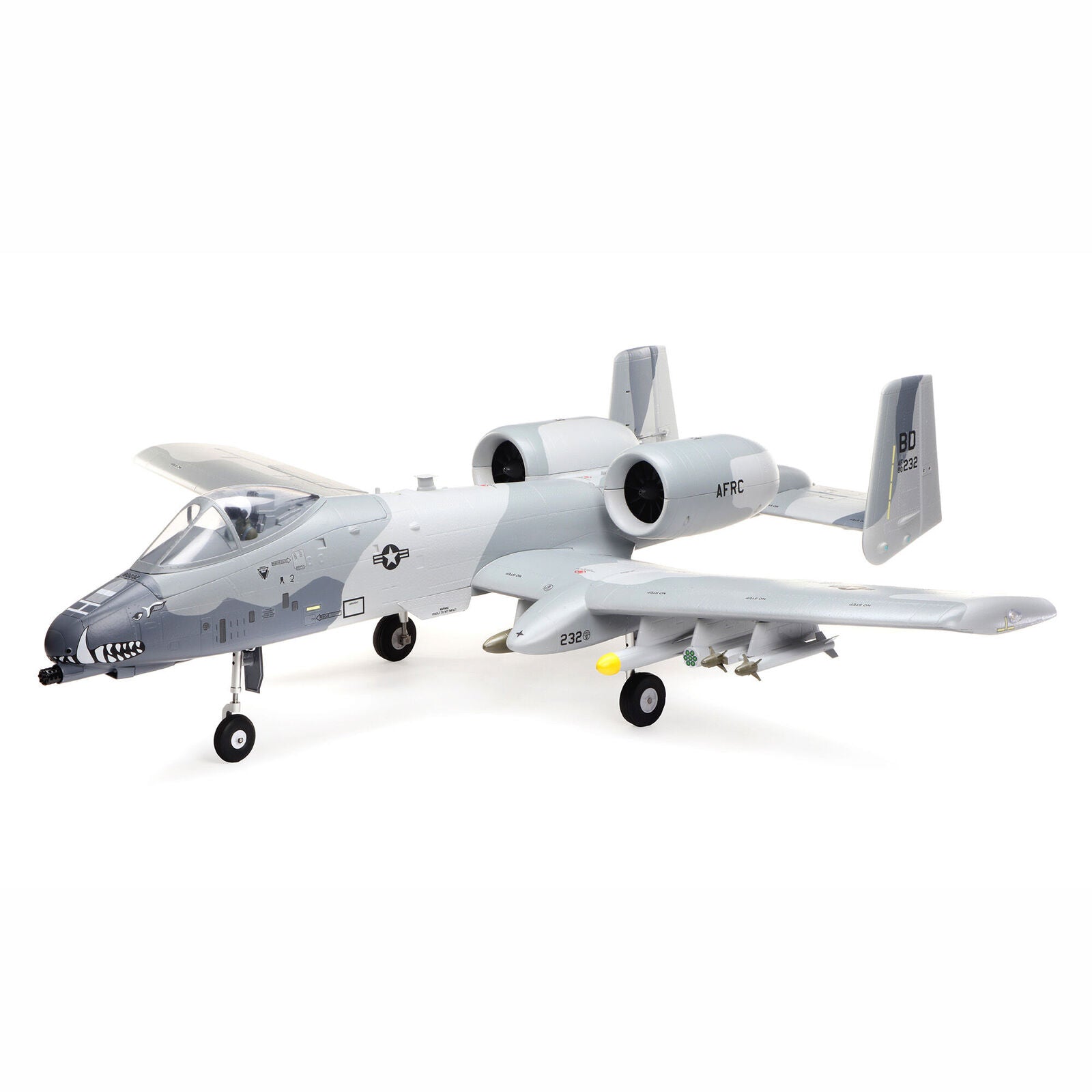 EFLITE EFL011500 A-10 Thunderbolt II Twin 64mm EDF BNF Basic with AS3X and SAFE Select