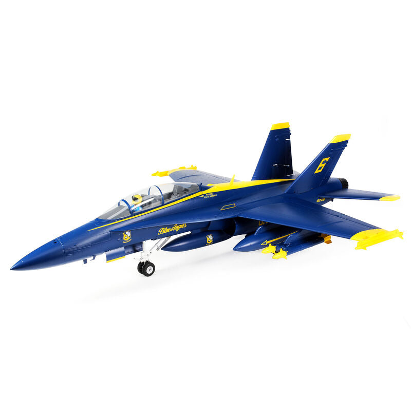 EFLITE EFL13950 F-18 Blue Angels 80mm EDF Jet BNF Basic w/ AS3X & SAFE Select 980mm