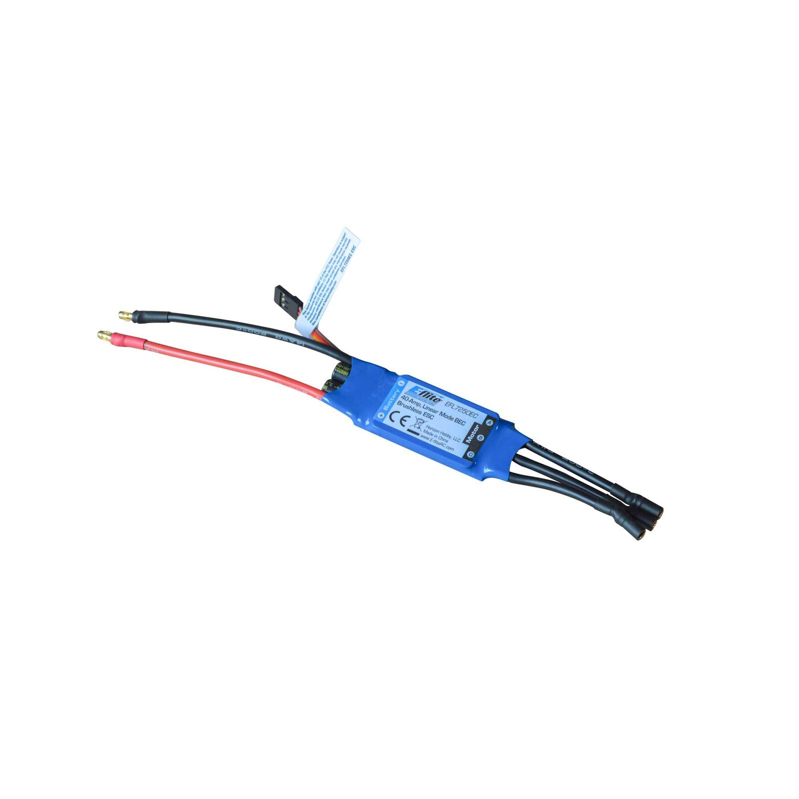 EFLITE EFL7250EC 40 AMP Brushless ESC: EC-1500