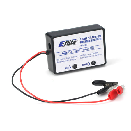 EFLITE EFLC3105 3-Cell LiPo Balancing Charger 0.8A