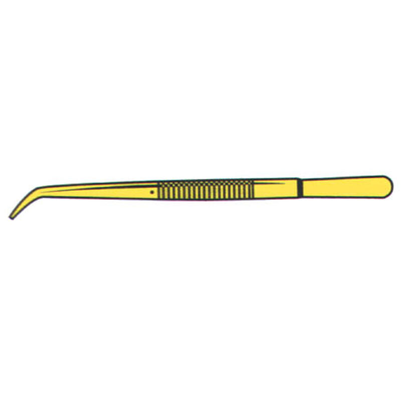 EXCEL 30415 SS Tweezer,6" Curved
