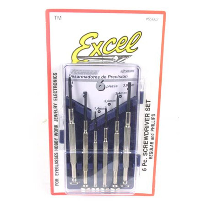 EXCEL 55662 Jeweler Screwdriver Set