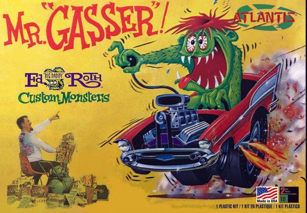 ATLANTIS H1301 Mr Gasser Ed Big Daddy Roth Plastic Model kit