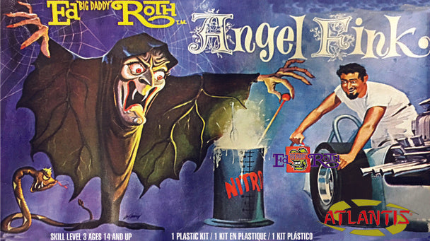 ATLANTIS H1307 Ed Big Daddy Roth Angel Fink Witch Plastic Model Kit