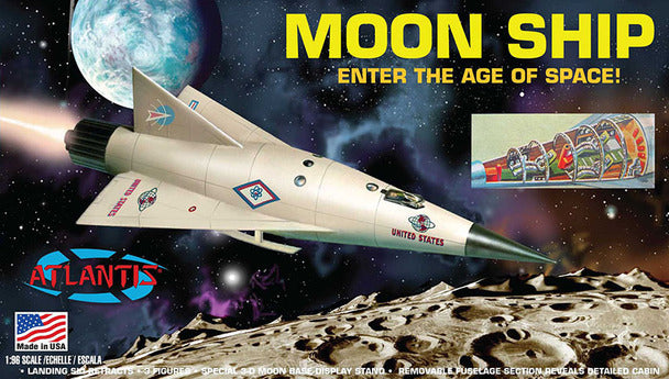 ATLANTIS H1825 Moon Ship Plastic Model kit 1/96