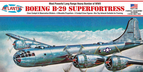 ATLANTIS H208 Boeing B-29 Superfortress 1:120 with Swivel Stand