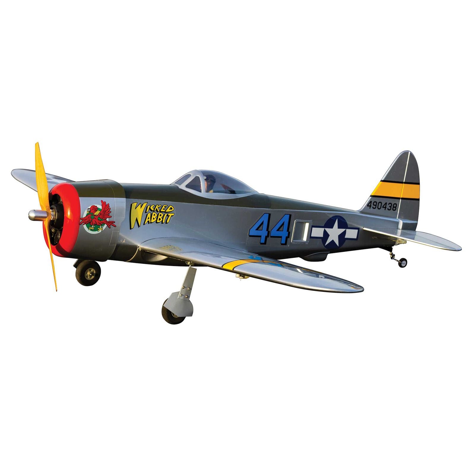 HANGAR 9 HAN3380 Fun Scale P-47 Thunderbolt PNP, 58.4"