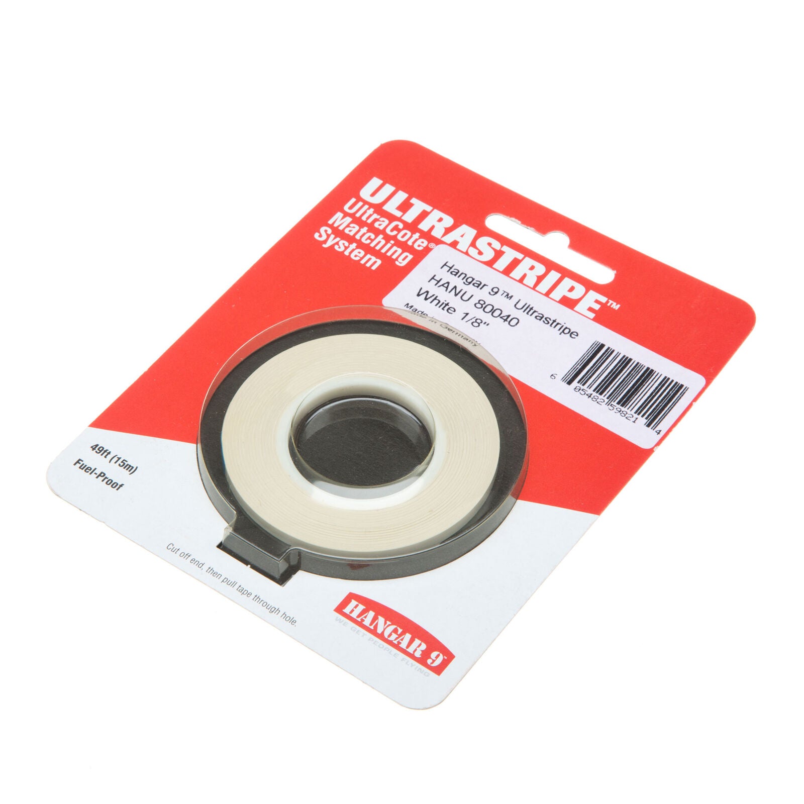 HANGAR 9 HANU80040 UltraStripe, White 1/8"