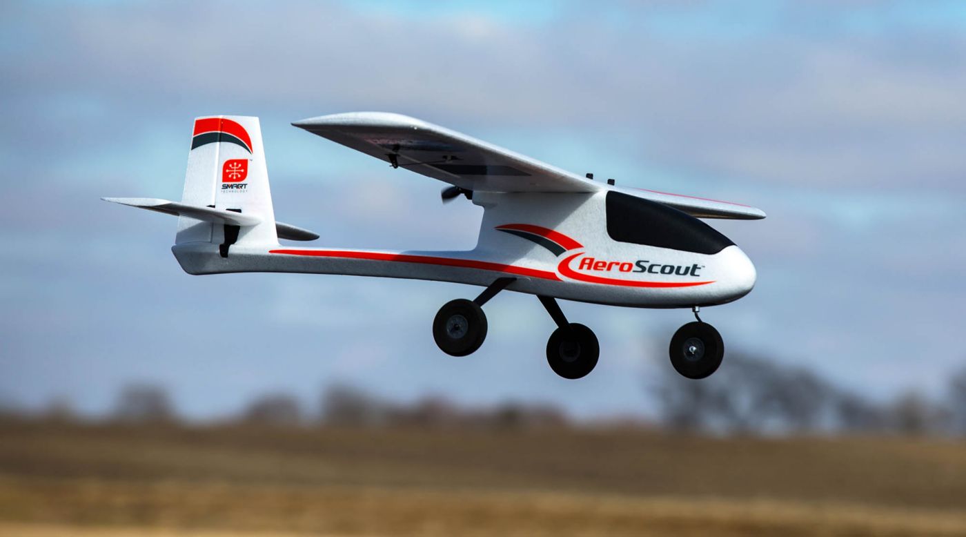 HOBBYZONE HBZ3850 AeroScout S 2 1.1m BNF Basic