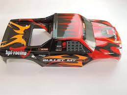 HPI 101657 Trimmed/Painted Bullet 3.0 MT Body w/Hex Decals *DISC*