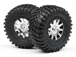 HPI 103336 Mounted Maxxis D Tires/MK.10 Wheel Chrome