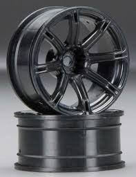 HPI 3308 Work Emotion XC8 Wheel 26mm 9mm Offset Black (2)