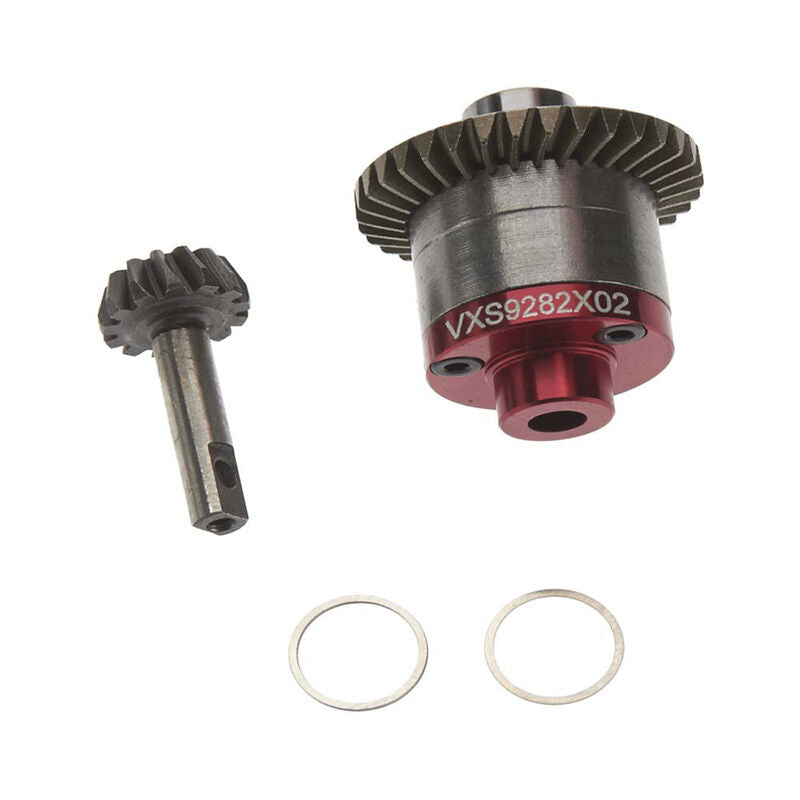HOT RACING VXS9282X02 Steel Differential Set with Aluminum Cover: Traxxas 1/16 4WD Vehicles