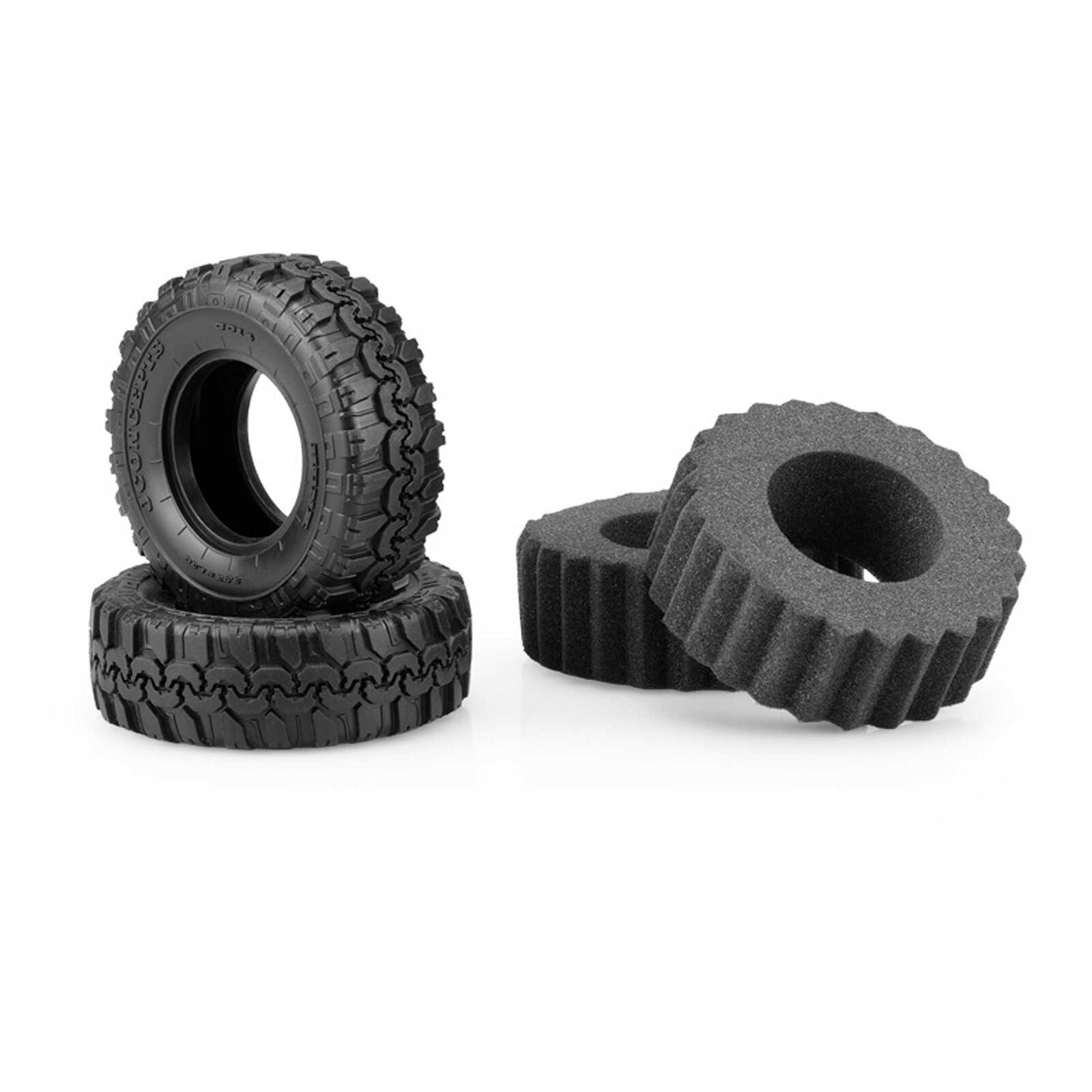 JCONCEPTS 3014-02 Hunk Scale Country 1.9"/3.93" OD Tires, Green Compound (2)