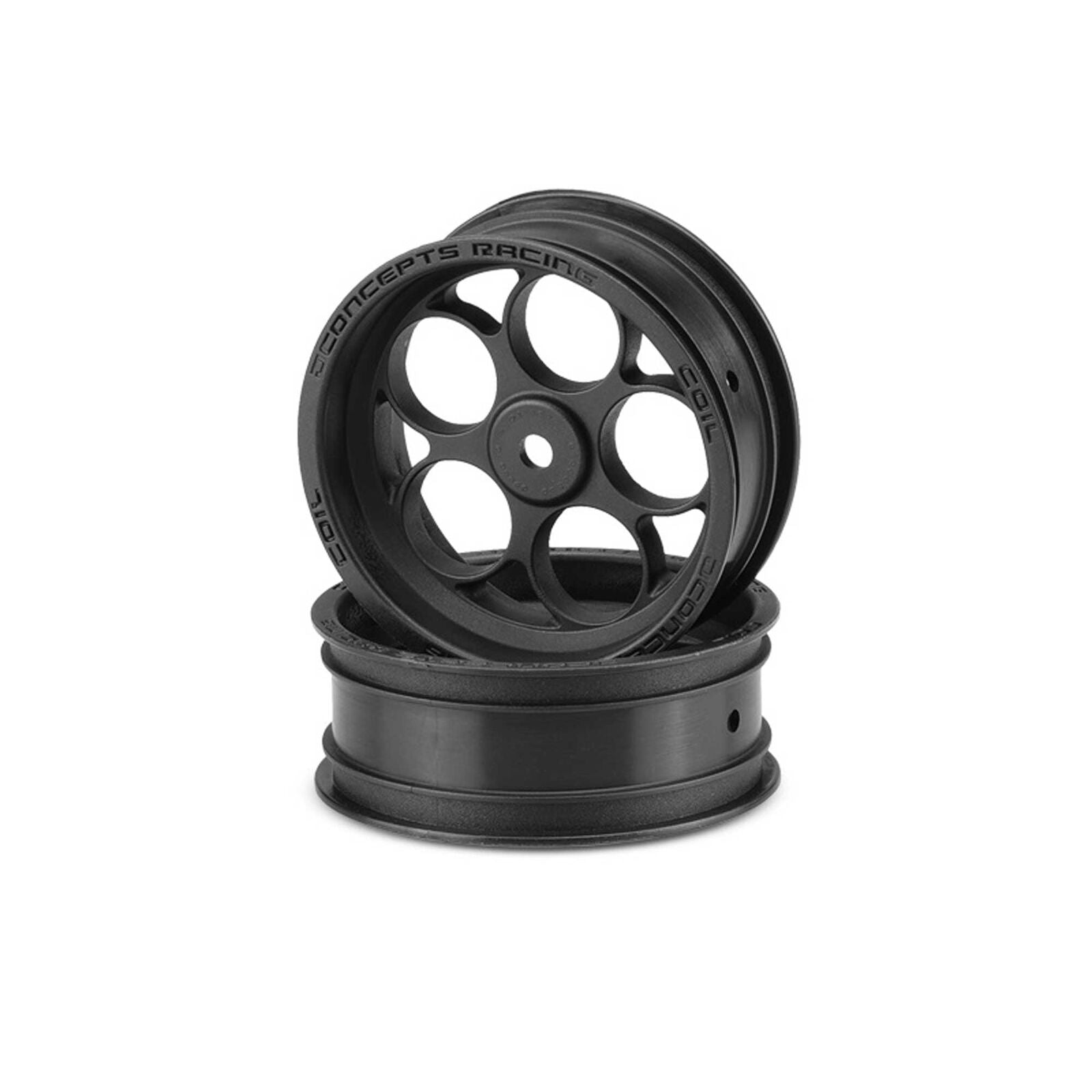 JCONCEPTS 3407B Coil 2.2 Front Wheel, Black (2): Slash/Bandit/DR10