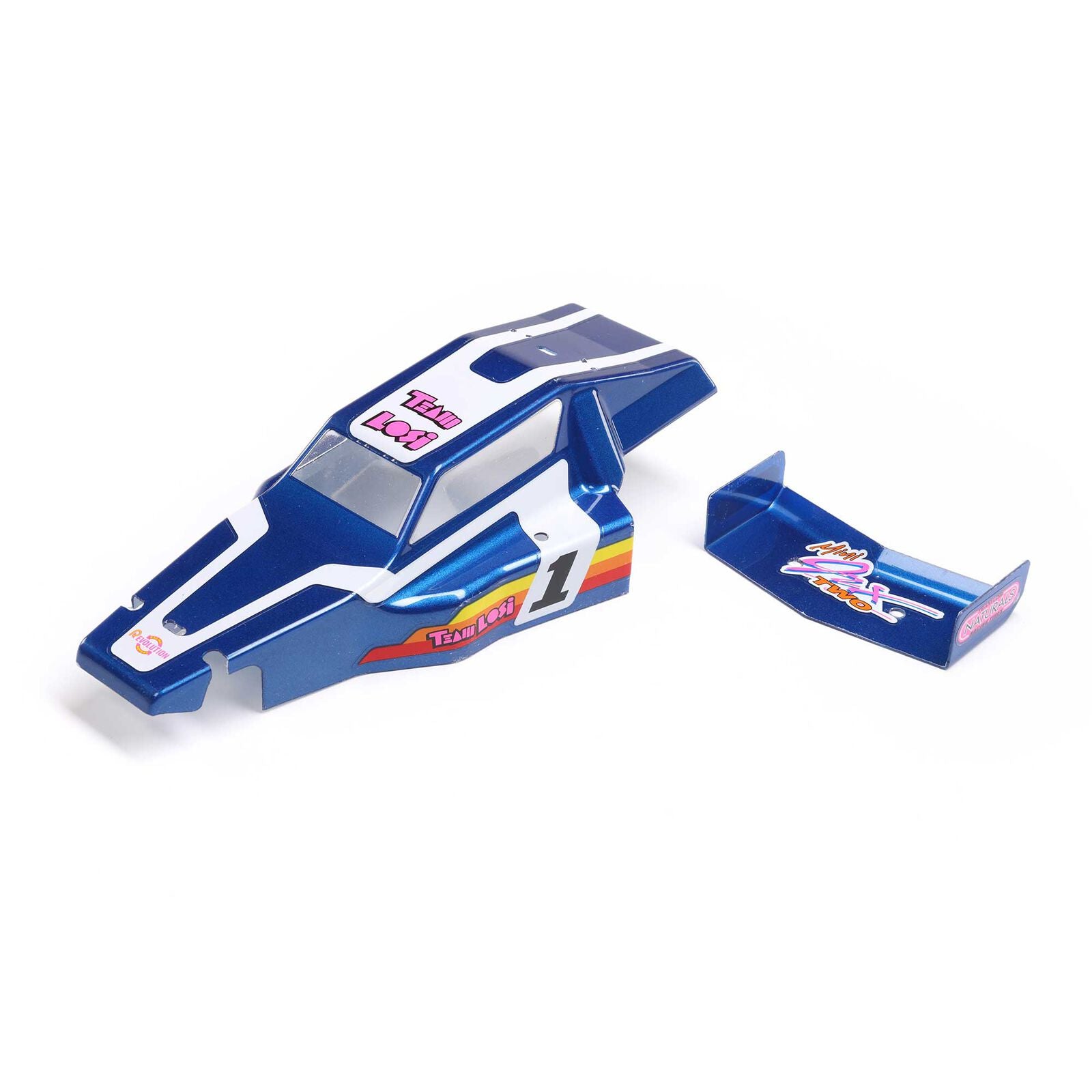 LOSI LOS210028 Body & Wing, Blue: Mini JRX2